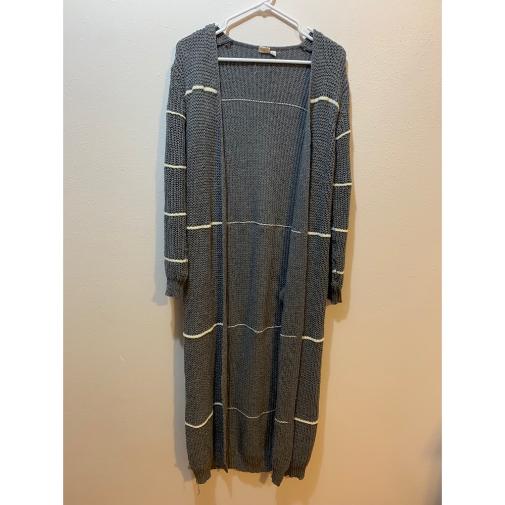 Roolee striped duster cardigan